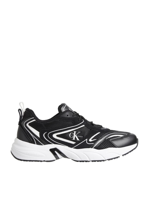 CK JEANS Retro Tennis Zapatillas de piel negro - Zapatos Hombre