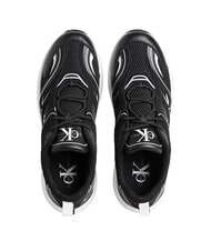 CALVIN KLEIN CK JEANS Retro Tennis Zapatillas de piel negro - Zapatos Hombre - 4