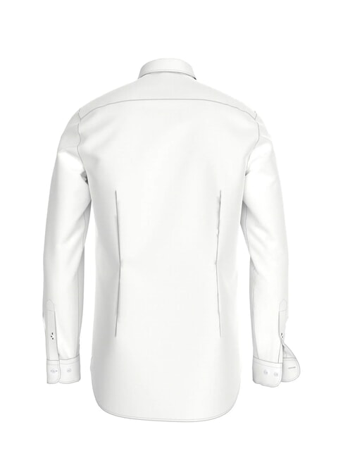 TH  Camisa de algod&oacute;n para hombre blanco &oacute;ptico - Camisas de hombre