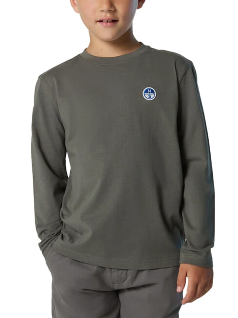 CORE Camiseta de manga larga ciudad gris - Camiseta ni&ntilde;o