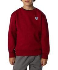 NORTH SAILS CORE Sudadera unisex de algod&oacute;n org&aacute;nico dalia roja - Su&eacute;teres para ni&ntilde;os - 2