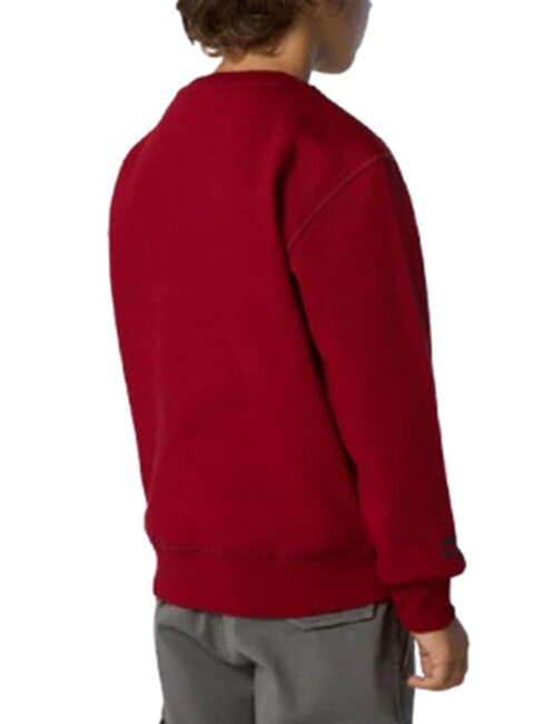 CORE Sudadera unisex de algod&oacute;n org&aacute;nico dalia roja - Su&eacute;teres para ni&ntilde;os