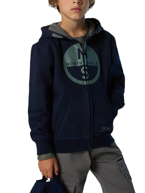 CORE Sudadera con capucha unisex Azul marino - Sudadera Beb&eacute;
