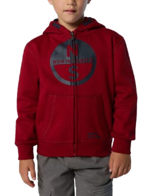 CORE Sudadera con capucha unisex dalia roja - Sudadera Beb&eacute;