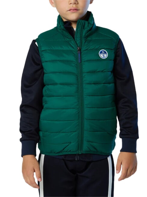 EXPLORER Chaqueta de plumas sin mangas bioma forestal - Chaquetas de beb&eacute;