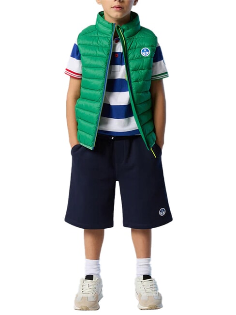 EXPLORER Chaqueta de plumas unisex sin mangas abeja verde - Chaquetas de beb&eacute;