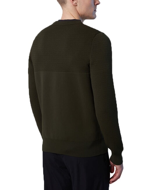 KNITTED Su&eacute;ter de cuello redondo verde bosque - Su&eacute;teres de los hombres