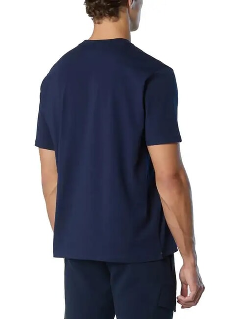 NORTH TECH Camiseta 100% algod&oacute;n Azul marino - camiseta