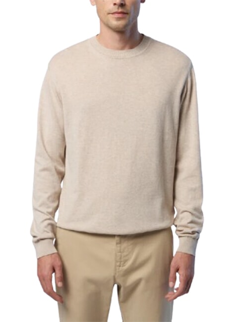 CORE Camisa 100% algod&oacute;n beige jaspeado - Su&eacute;teres de los hombres