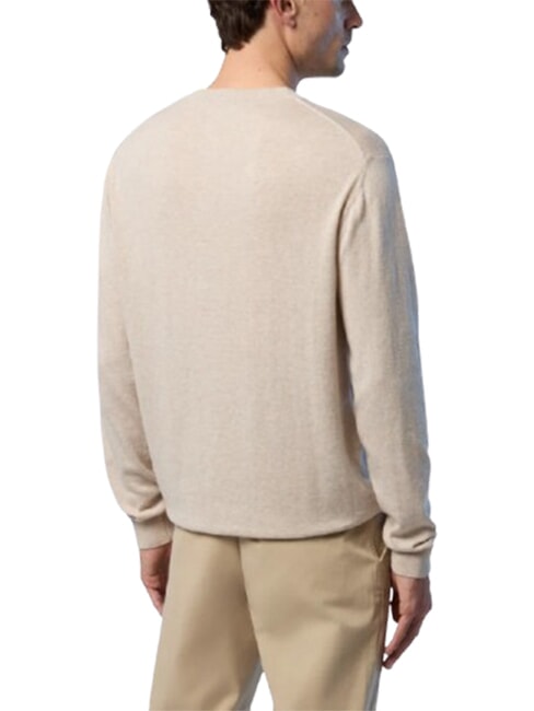 CORE Camisa 100% algod&oacute;n beige jaspeado - Su&eacute;teres de los hombres