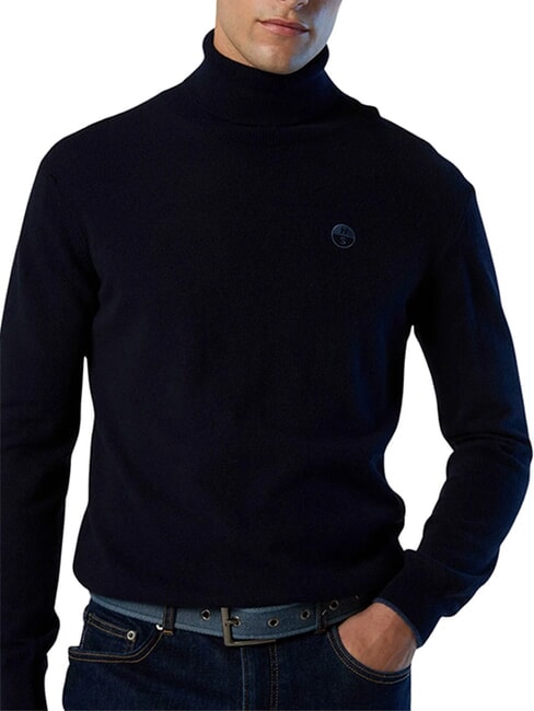 CORE Su&eacute;ter de cuello alto Azul marino - Su&eacute;teres de los hombres