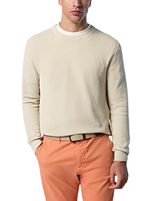 CORE  Su&eacute;ter de cuello redondo beige - Su&eacute;teres de los hombres