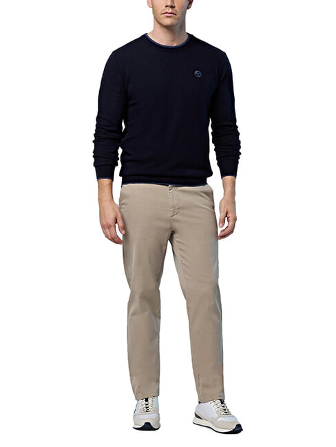 N|S Su&eacute;ter de cuello redondo Azul marino - Su&eacute;teres de los hombres