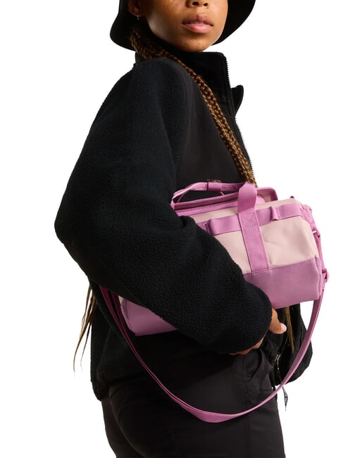 BASE CAMP Bolso de mano con bandolera rosa metalizado/lavanda silencioso - Bolsos Mujer