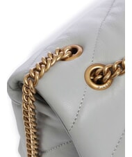 PINKO MINI LOVE BAG Bolsa de napa gris perla-oro antiguo - Bolsos Mujer - 3