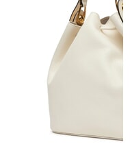 FURLA CAMPIONARIO - SFERA Bolso de cubo de cuero CREMA - Bolsos Mujer - 3