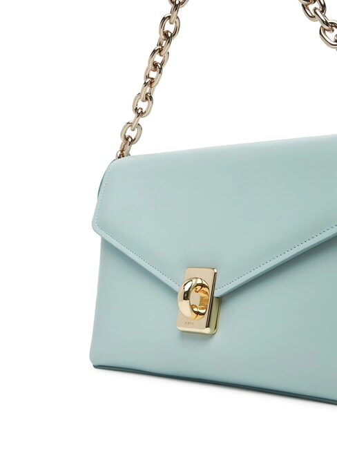 CAMPIONARIO - MERIDIANA Bolso de hombro, con correa para el hombro aguamarina - Bolsos Mujer