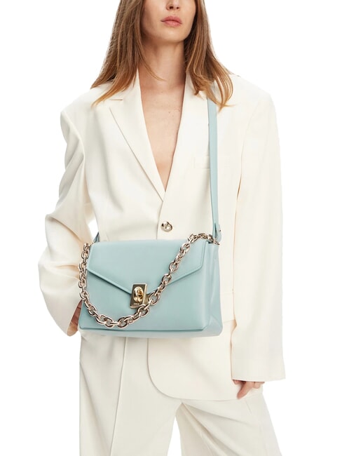 CAMPIONARIO - MERIDIANA Bolso de hombro, con correa para el hombro aguamarina - Bolsos Mujer