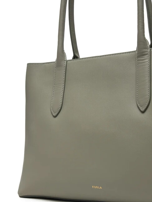 CAMPIONARIO - MERIDIANA Bolso de hombro, piel agave b+gris int. - Bolsos Mujer