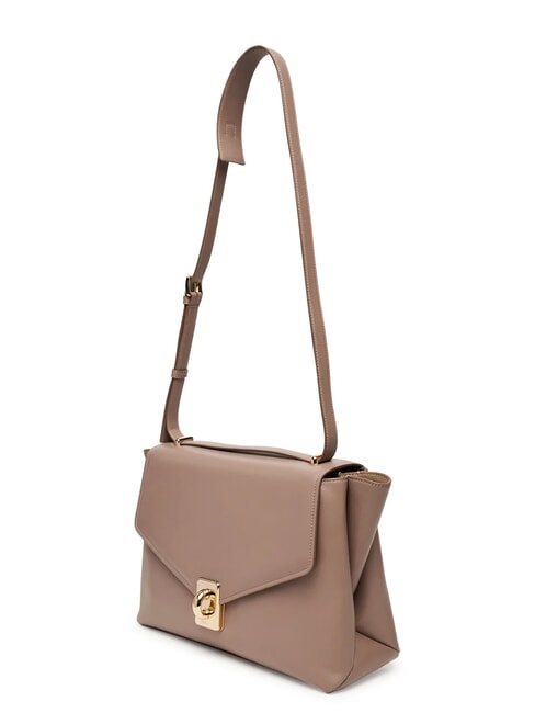 CAMPIONARIO - MERIDIANA  Bolso de cuero color de malva - Bolsos Mujer