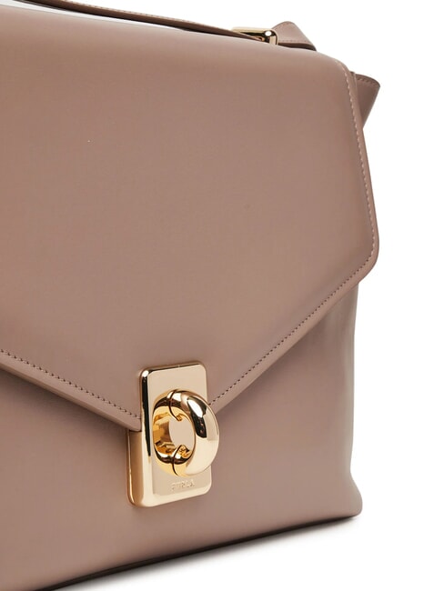 MERIDIANA  Bolso de cuero color de malva - Bolsos Mujer