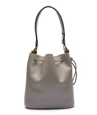 FURLA CAMPIONARIO - SFERA Bolso de cubo de cuero estuco gris - Bolsos Mujer - 3