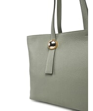 FURLA CAMPIONARIO - SFERA Bolsa de compras de cuero agaveb - Bolsos Mujer - 4