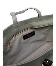 FURLA CAMPIONARIO - SFERA Bolsa de compras de cuero agaveb - Bolsos Mujer - 5