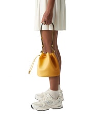 FURLA CAMPIONARIO - SFERA  Mini bolso de cuero tipo cubo crema - Bolsos Mujer - 2