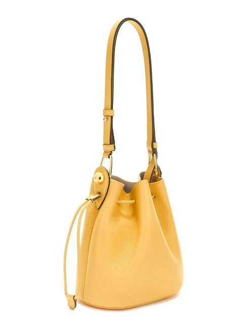 CAMPIONARIO - SFERA  Mini bolso de cuero tipo cubo crema - Bolsos Mujer