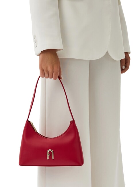 DIAMANTE  Bolso de hombro, piel rojo veneciano - Bolsos Mujer