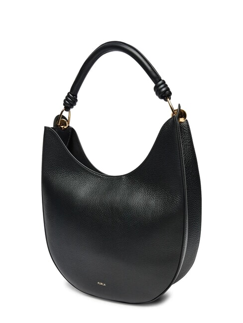 CAMPIONARIO - SFERA Bolso de hombro tipo hobo negro - Bolsos Mujer
