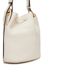 FURLA SFERA  Mini bolso de cuero tipo cubo CREMA - Bolsos Mujer - 4