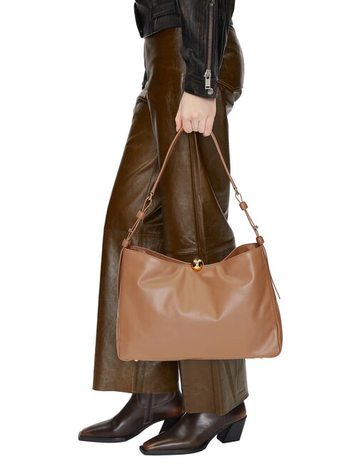 CAMPIONARIO - SFERA SOFT L Bolso de hombro, piel desierto - Bolsos Mujer