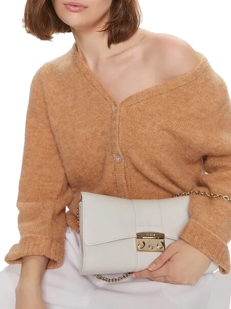 METROPOLIS  Bolso de hombro, piel Malvavisco - Bolsos Mujer