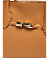 FURLA CAMPIONARIO - GOCCIA  Bolso de compras de cuero brandy - Bolsos Mujer - 3