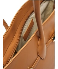 FURLA CAMPIONARIO - GOCCIA  Bolso de compras de cuero brandy - Bolsos Mujer - 4