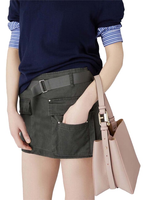 CAMPIONARIO - NUVOLA  Bolso de hombro, en piel corola - Bolsos Mujer