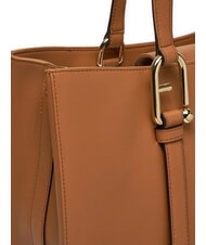 FURLA NUVOLA  Bolso de hombro de piel brandy - Bolsos Mujer - 4