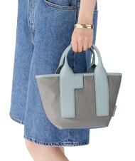 FURLA CAMPIONARIO - PIUMA  Mini Shopper con correa para el hombro fresno+celestial+artemisia - Bolsos Mujer - 5