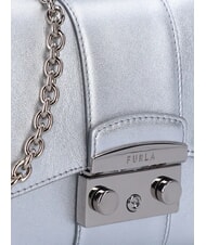 FURLA METROPOLIS  Bolso de hombro COLOR PLATA - Bolsos Mujer - 4