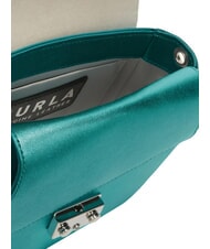 FURLA CAMPIONARIO - METROPOLIS Bolso de hombro de piel c&eacute;firo + plata clara - Bolsos Mujer - 3