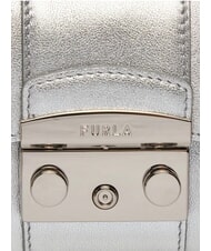 FURLA METROPOLIS Mini bolso de hombro COLOR PLATA - Bolsos Mujer - 4