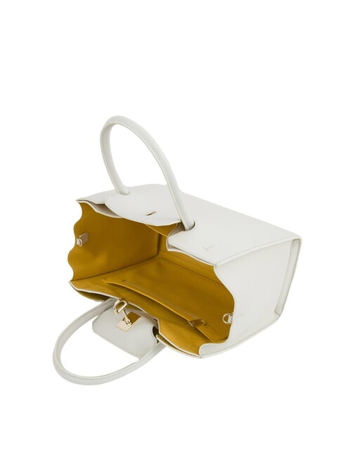 GENESI  Bolso de piel, con bandolera Malvavisco - Bolsos Mujer