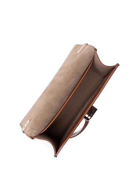 CAMPIONARIO - 1927 Mini bolso de piel co&ntilde;ac - Bolsos Mujer