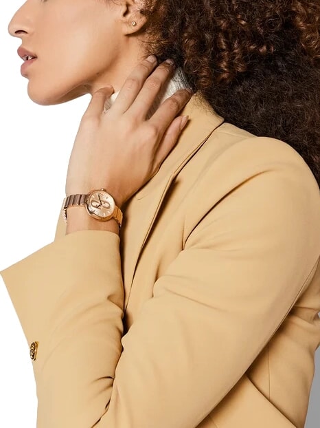 CAMPIONARIO - COSY Reloj que solo muestra la hora COLOR ROSA ORO - Relojes