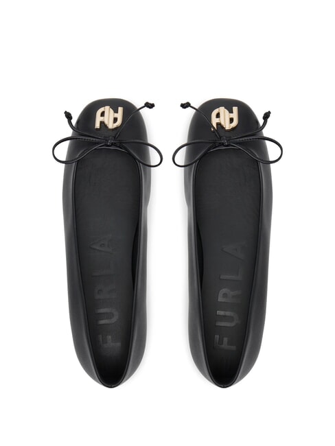 BALLET bailarinas de cuero negro - Zapatos Mujer