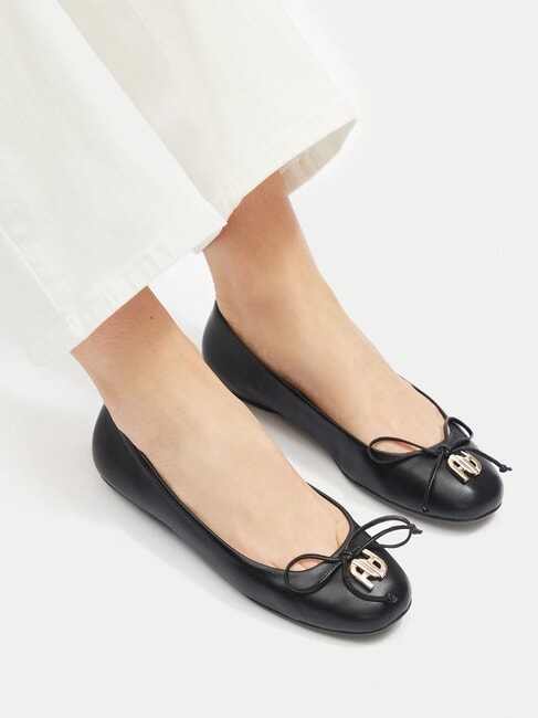 BALLET bailarinas de cuero negro - Zapatos Mujer