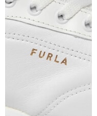FURLA CAMPIONARIO - NUVOLA  Zapatillas de cuero talco - Zapatos Mujer - 5