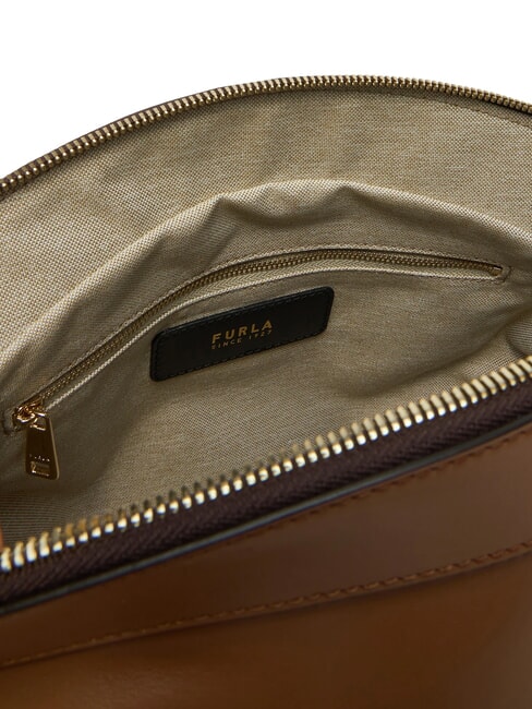 CAMPIONARIO - ERICA  Bolso de piel, fabricado en Italia brandy - Bolsos Mujer